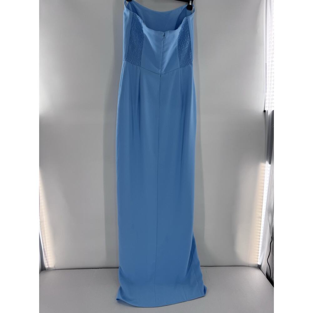 Amanda Uprichard X Revolve Dress Sz M Maxi Bustier Side Slit Party Formal Gown - Picture 7 of 16